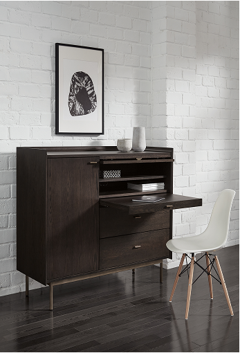 Modern Interior with Plush White Chair 1c